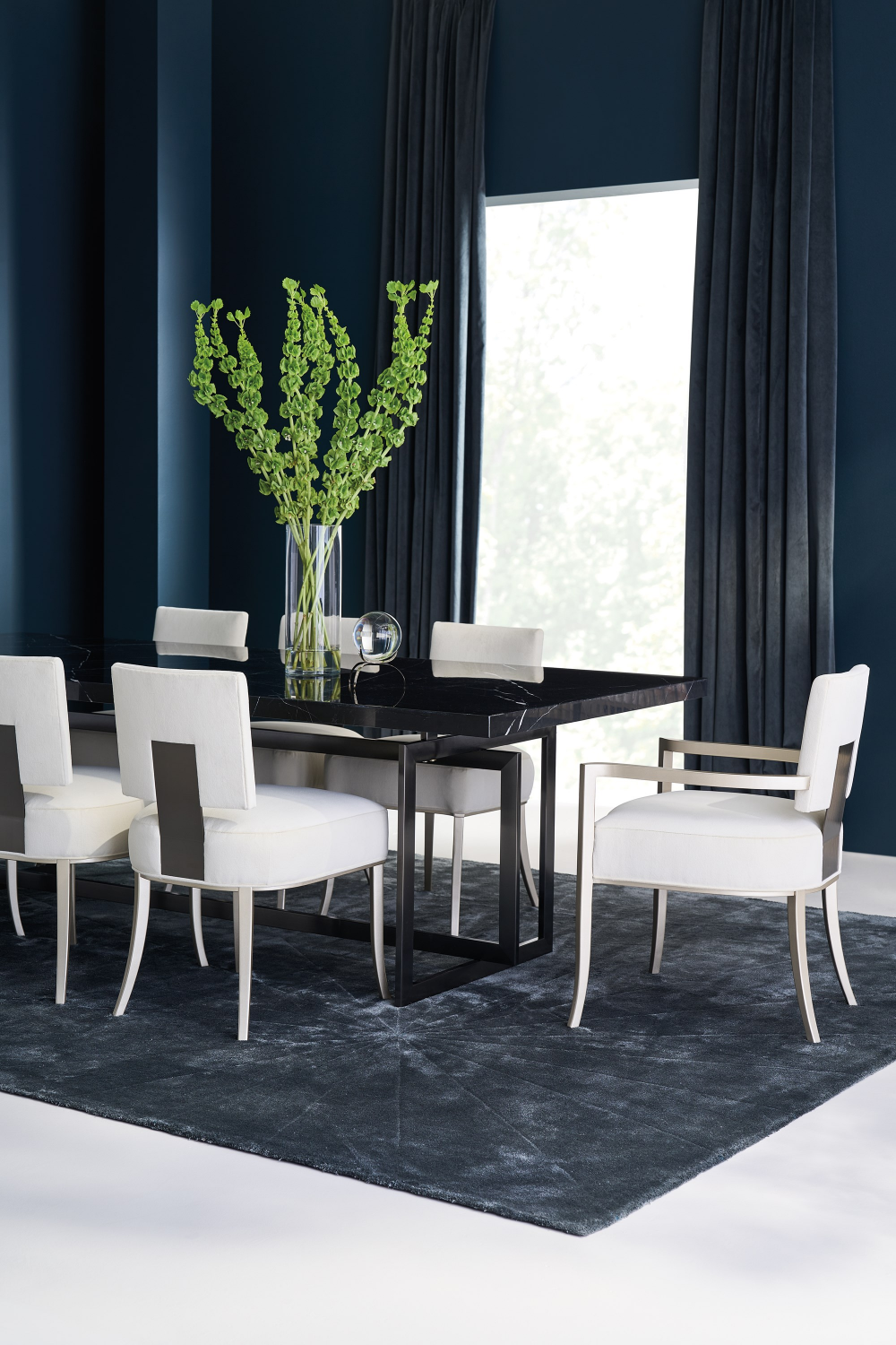 Travertine Top Dining Table | Caracole Wish You Were Here | Oroa.com