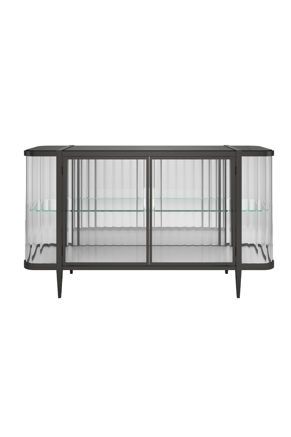 Wavy Mirror 2-Door Sideboard | Caracole Stop And Stare | Oroa.com