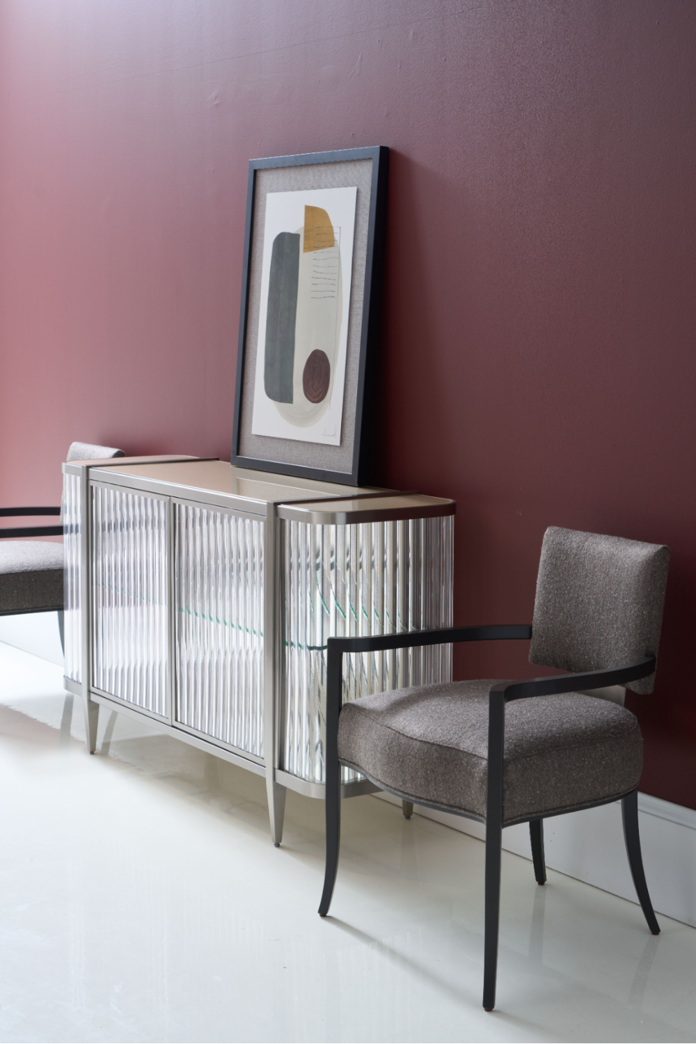 Wavy Mirror 2-Door Sideboard | Caracole Stop And Stare | Oroa.com