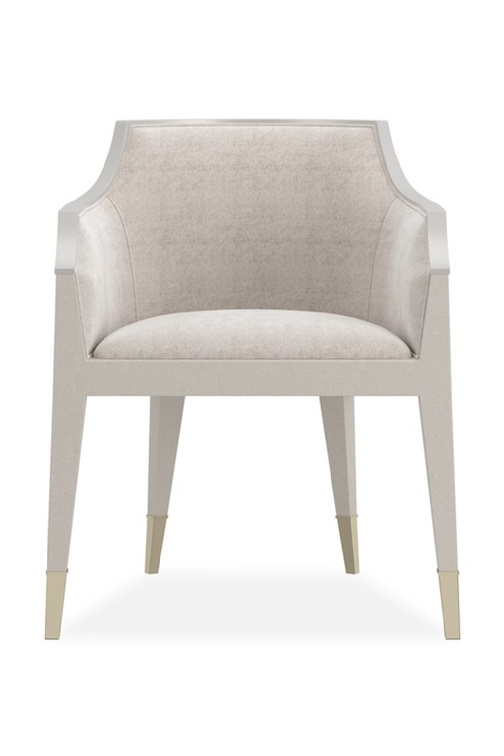 Ivory Shagreen Lounge Armchair | Caracole Sabot | Oroa.com