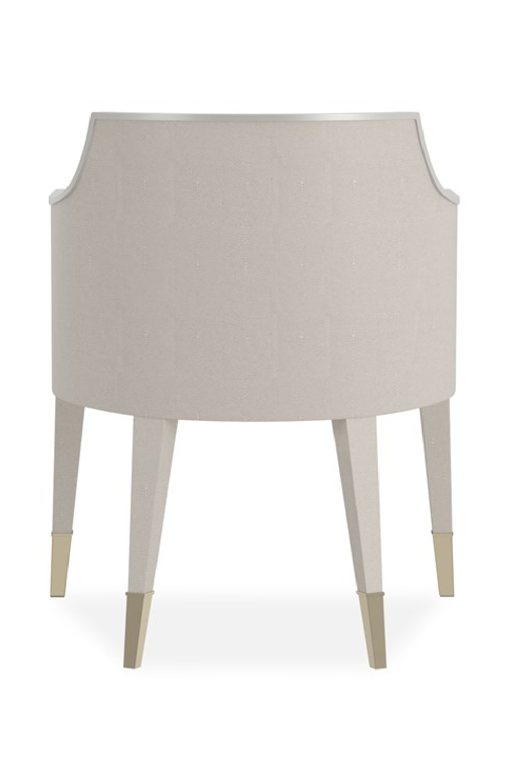 Ivory Shagreen Lounge Armchair | Caracole Sabot | Oroa.com