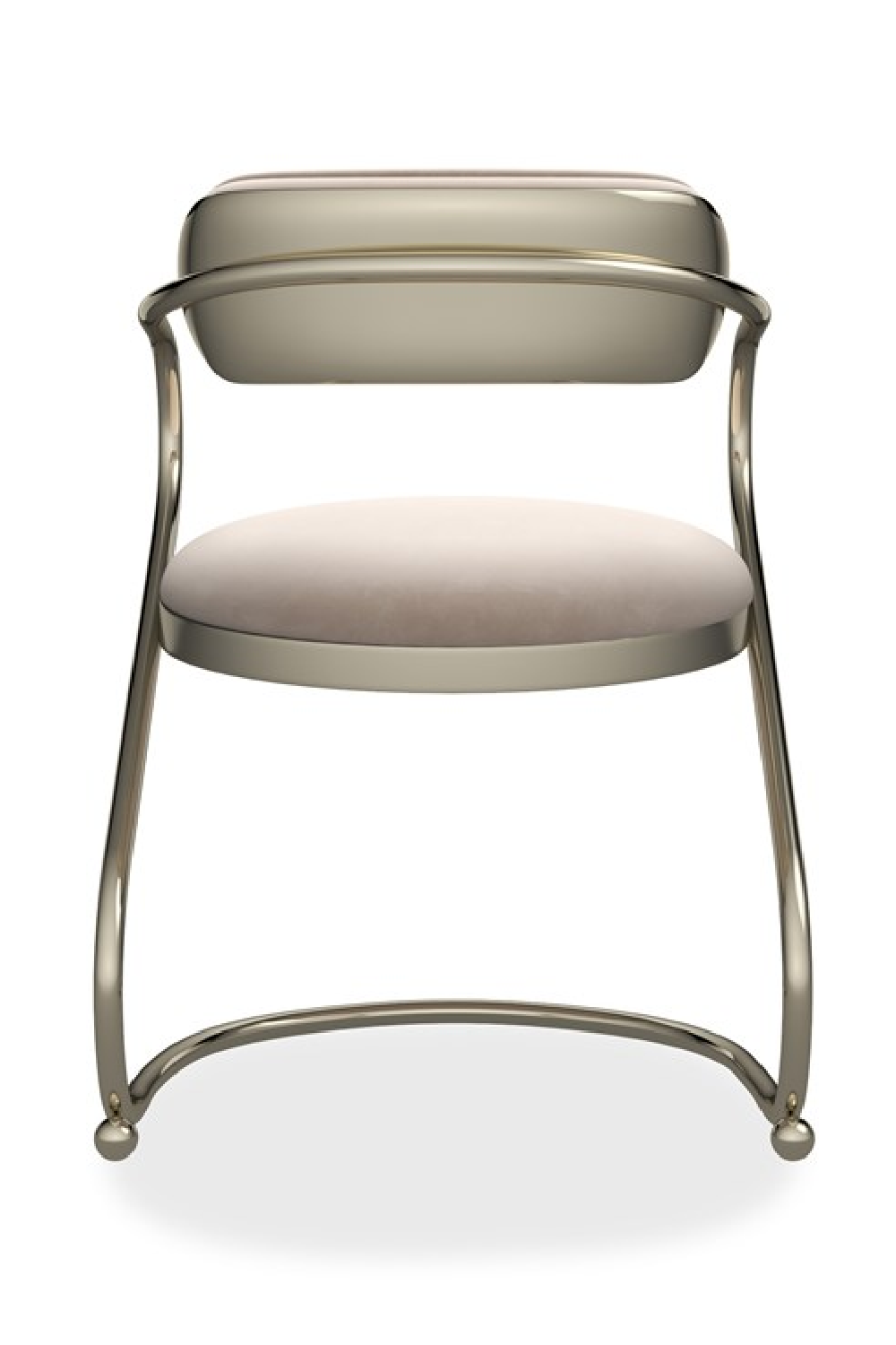 Wavy Cantilevered Dining Chair | Caracole Retrospect | Oroa.com