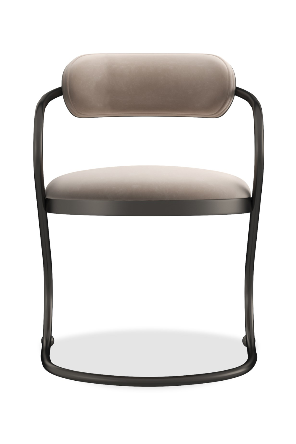 Wavy Cantilevered Dining Chair | Caracole Retrospect | Oroa.com