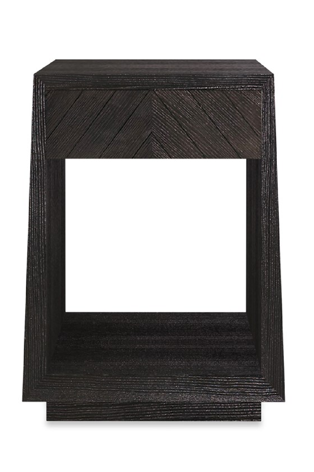 Black Ash 1-Drawer Side Table | Caracole Bridges | Oroa.com