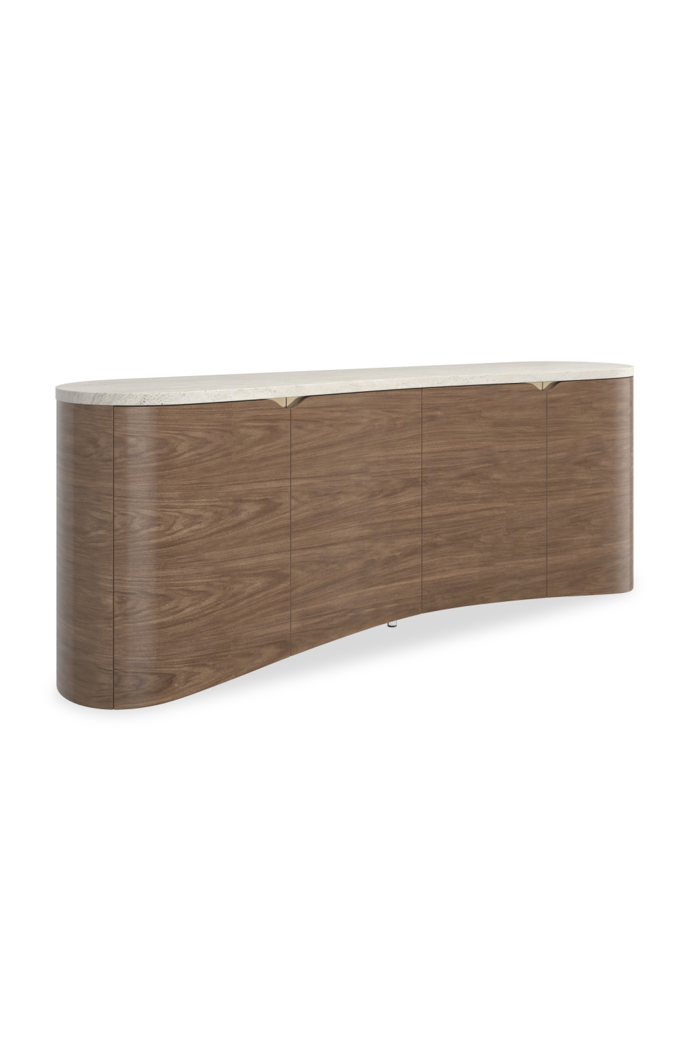 Travertine 4-Door Sideboard | Caracole Fleur | Oroa.com
