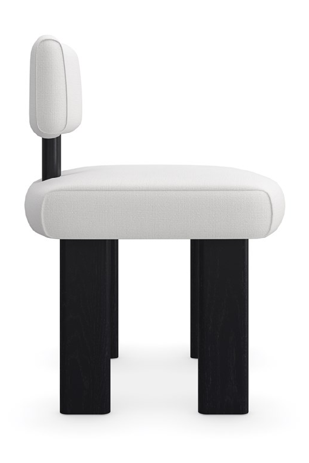 White Linen Modern Dining Chair | Caracole Perry | Oroa.com