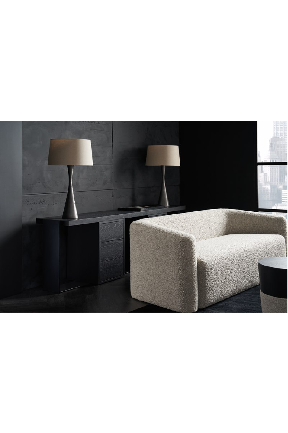 Black 6-Drawer Media Unit | Caracole Gabby | Oroa.com