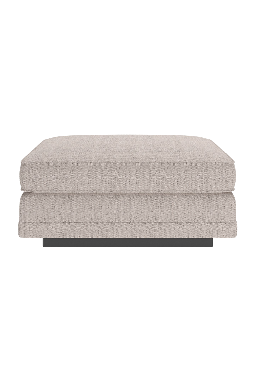 Beige Woven Ottoman | Caracole Fusion | Oroa.com
