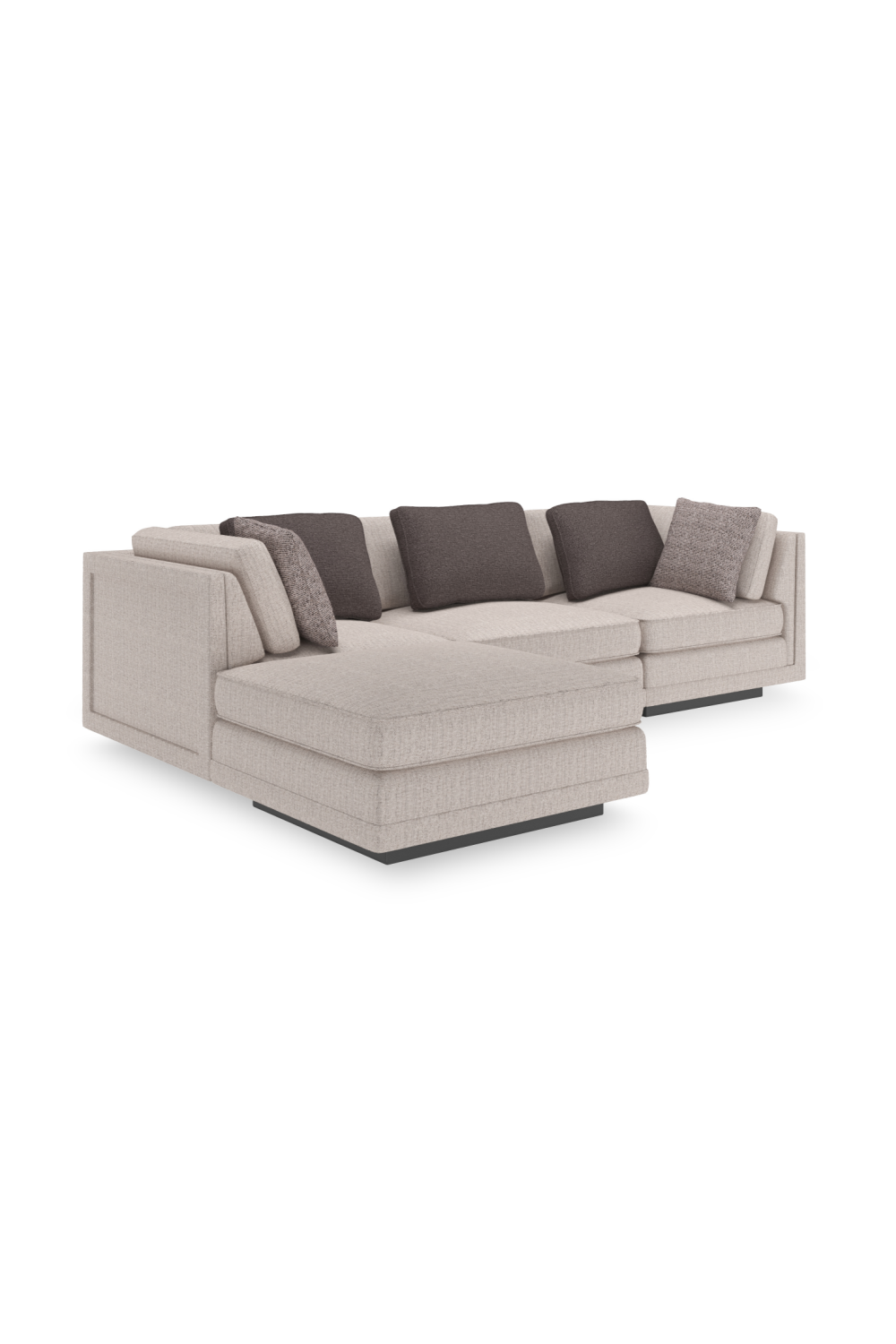 Modern Minimalist Ottoman | Caracole Fusion | Oroa.com