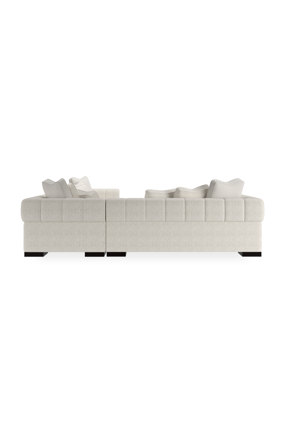 White Modern Sectional Sofa | Caracole Edge | Oroa.com