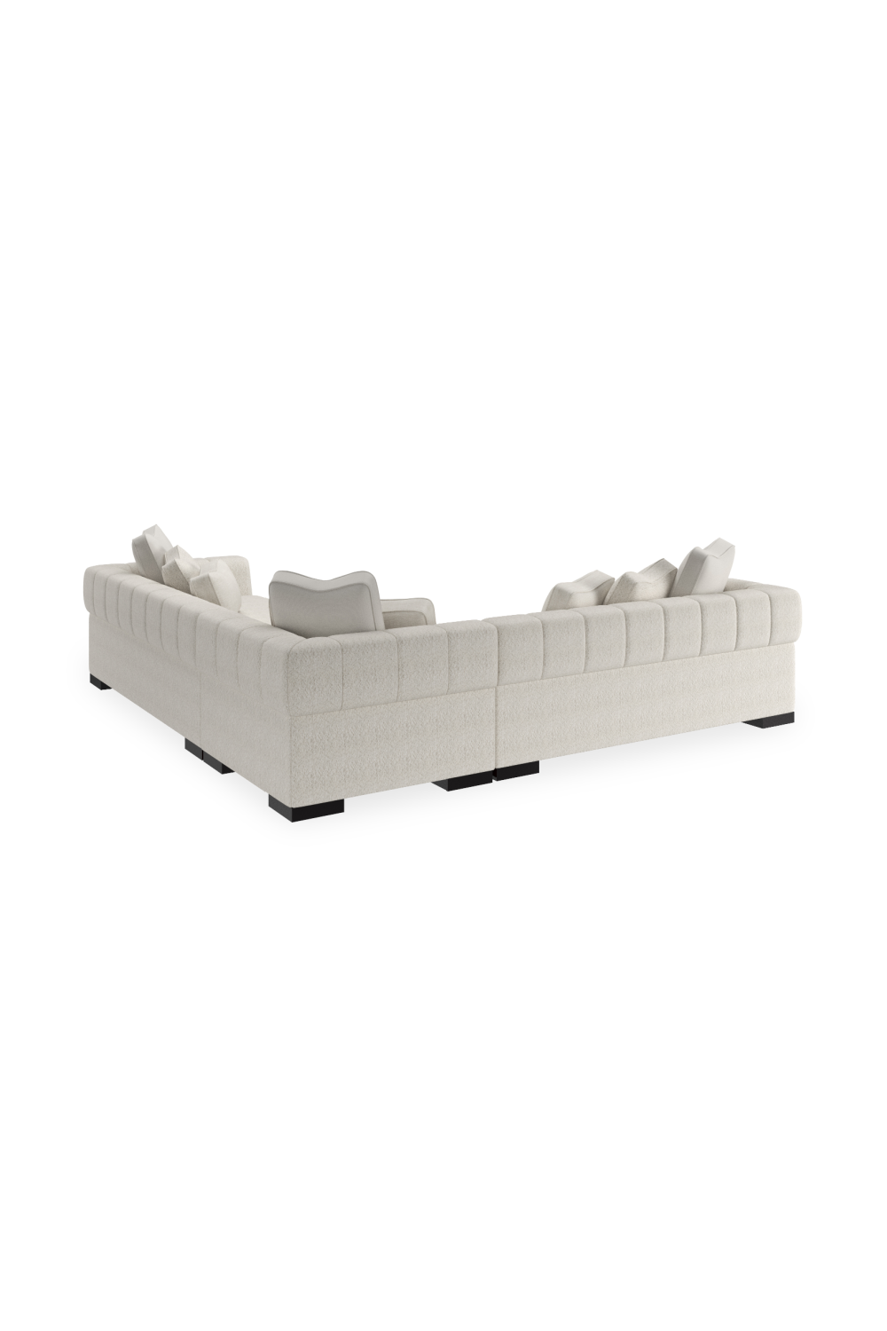 White Modern Sectional Sofa | Caracole Edge | Oroa.com