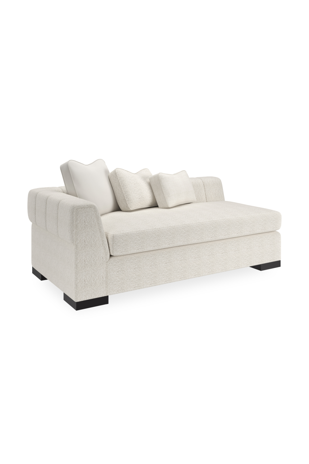 White Modern Sectional Sofa | Caracole Edge | Oroa.com