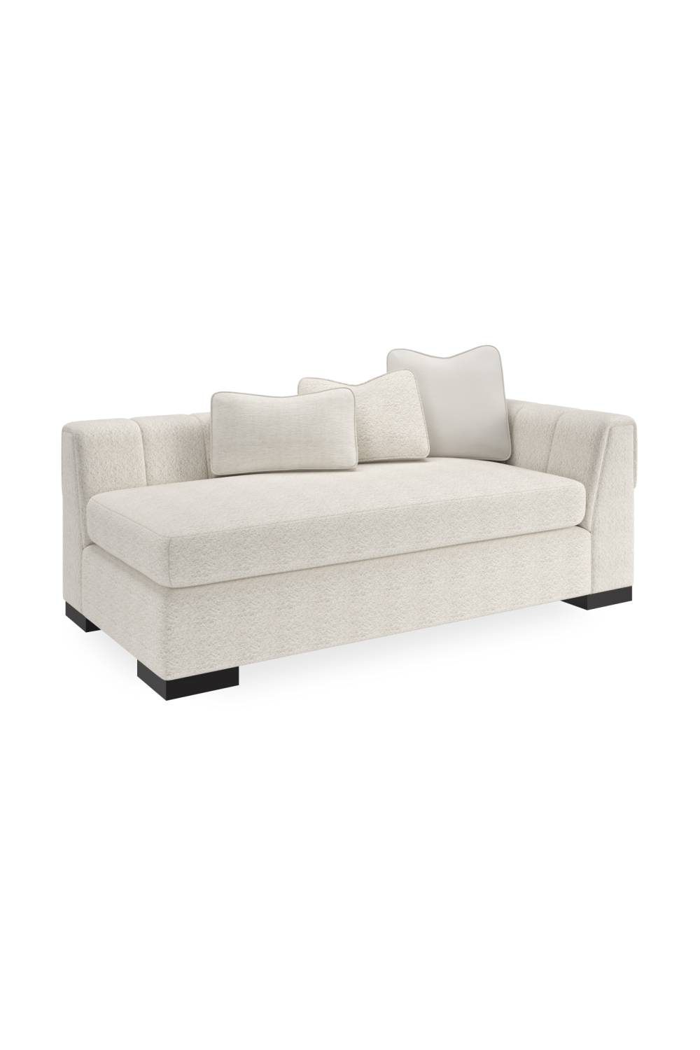 White Modern Sectional Sofa | Caracole Edge | Oroa.com
