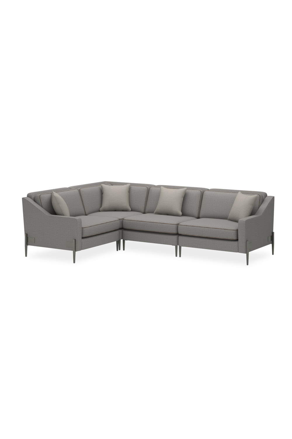 Gray Wool Blend Modular Chair | Oroa.com