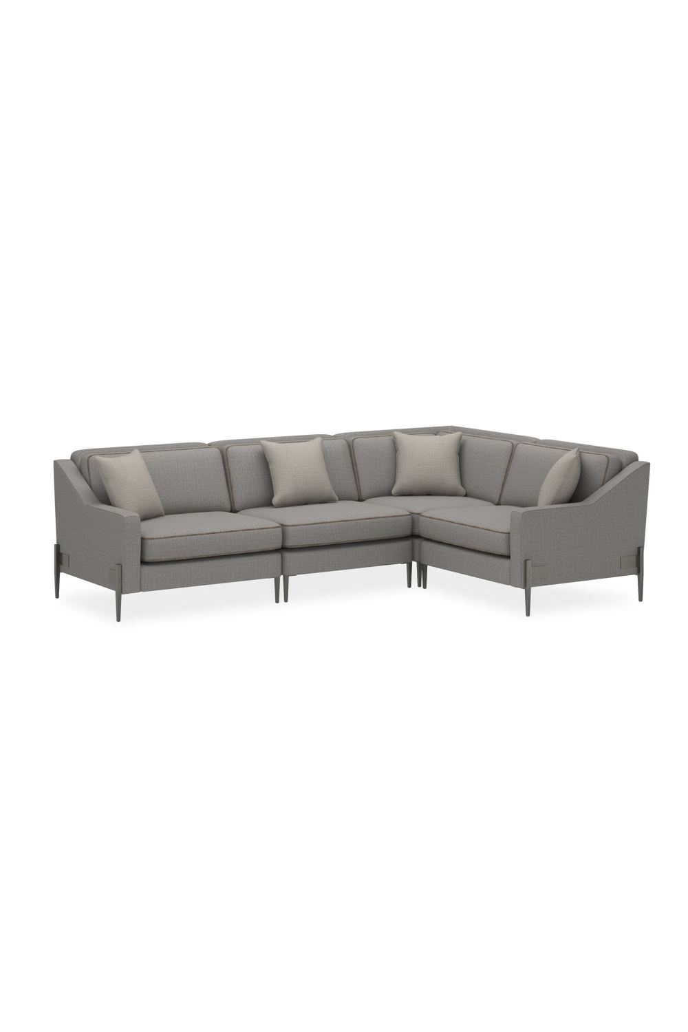 Gray Wool Blend Modular Chair | Oroa.com