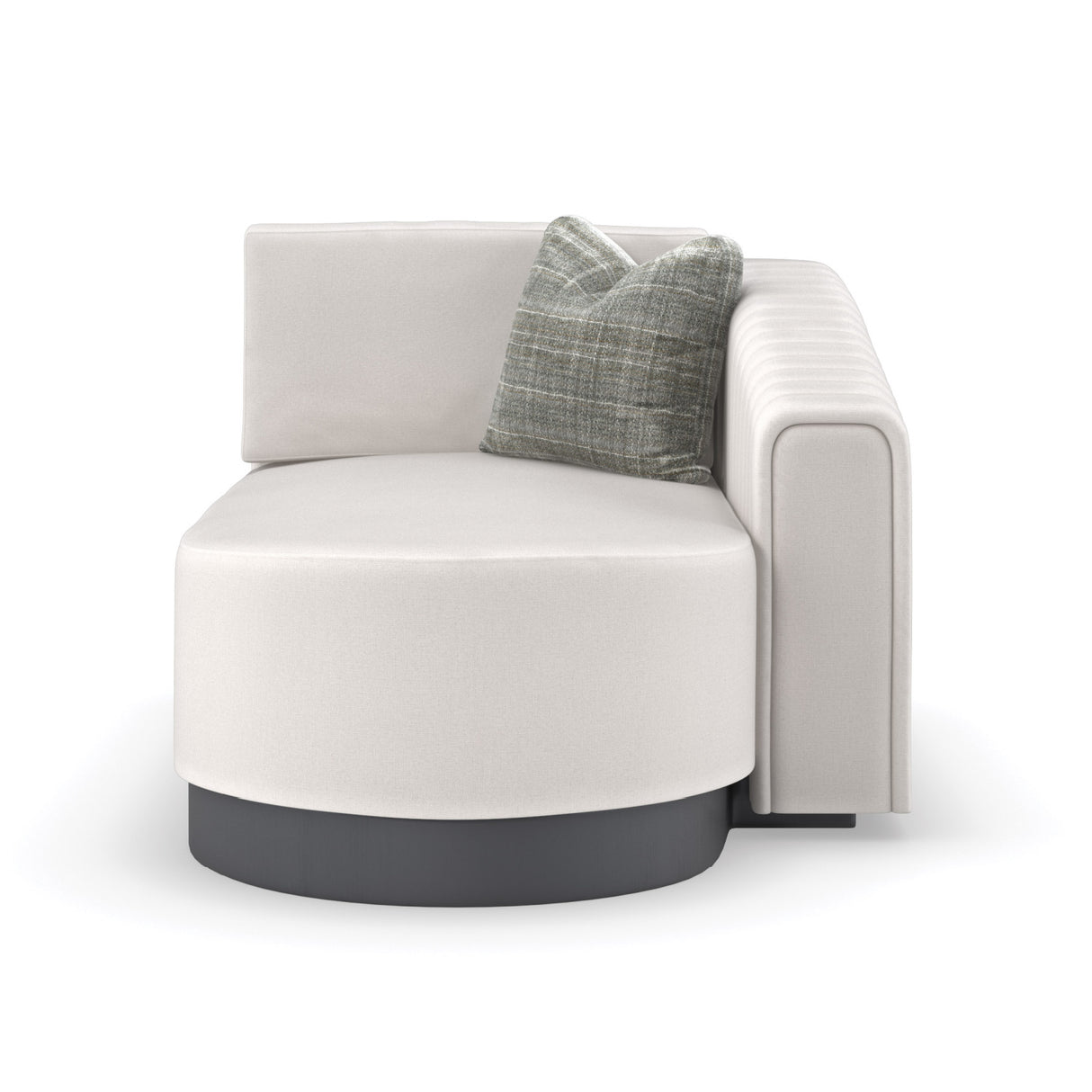 Twill Right-Armed Chaise Lounge | Oroa.com