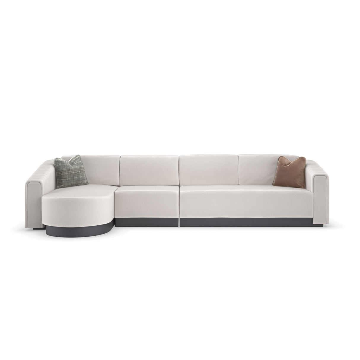 Twill Right-Armed Loveseat | Oroa.com