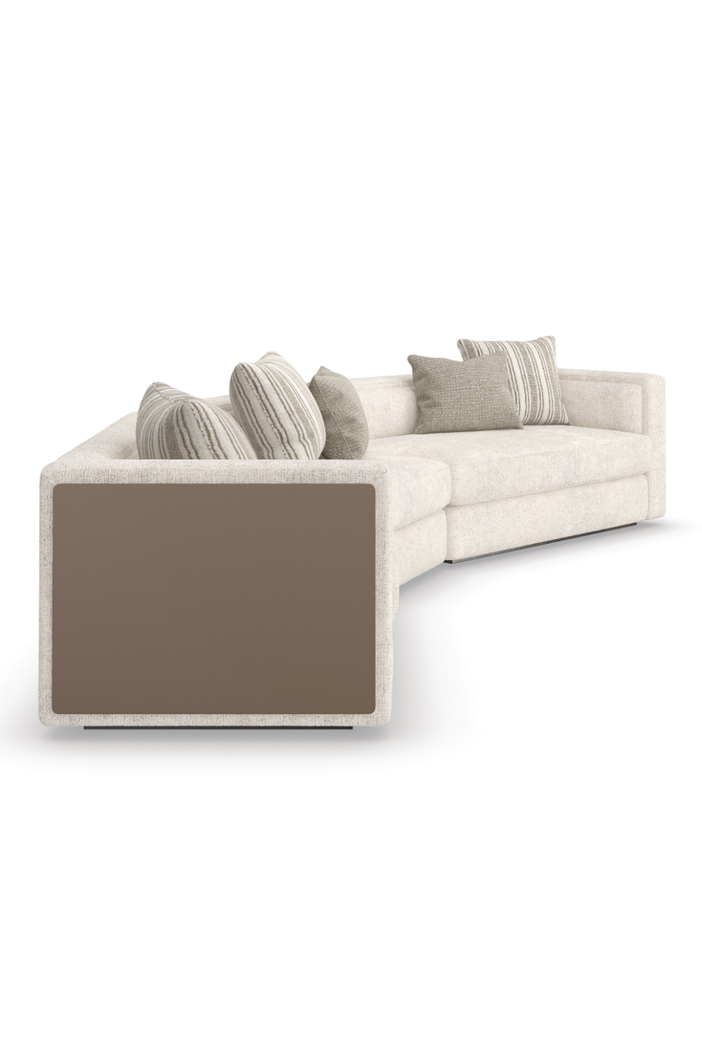 Cream Minimalist Sectional Sofa | Caracole Unity | Oroa.com