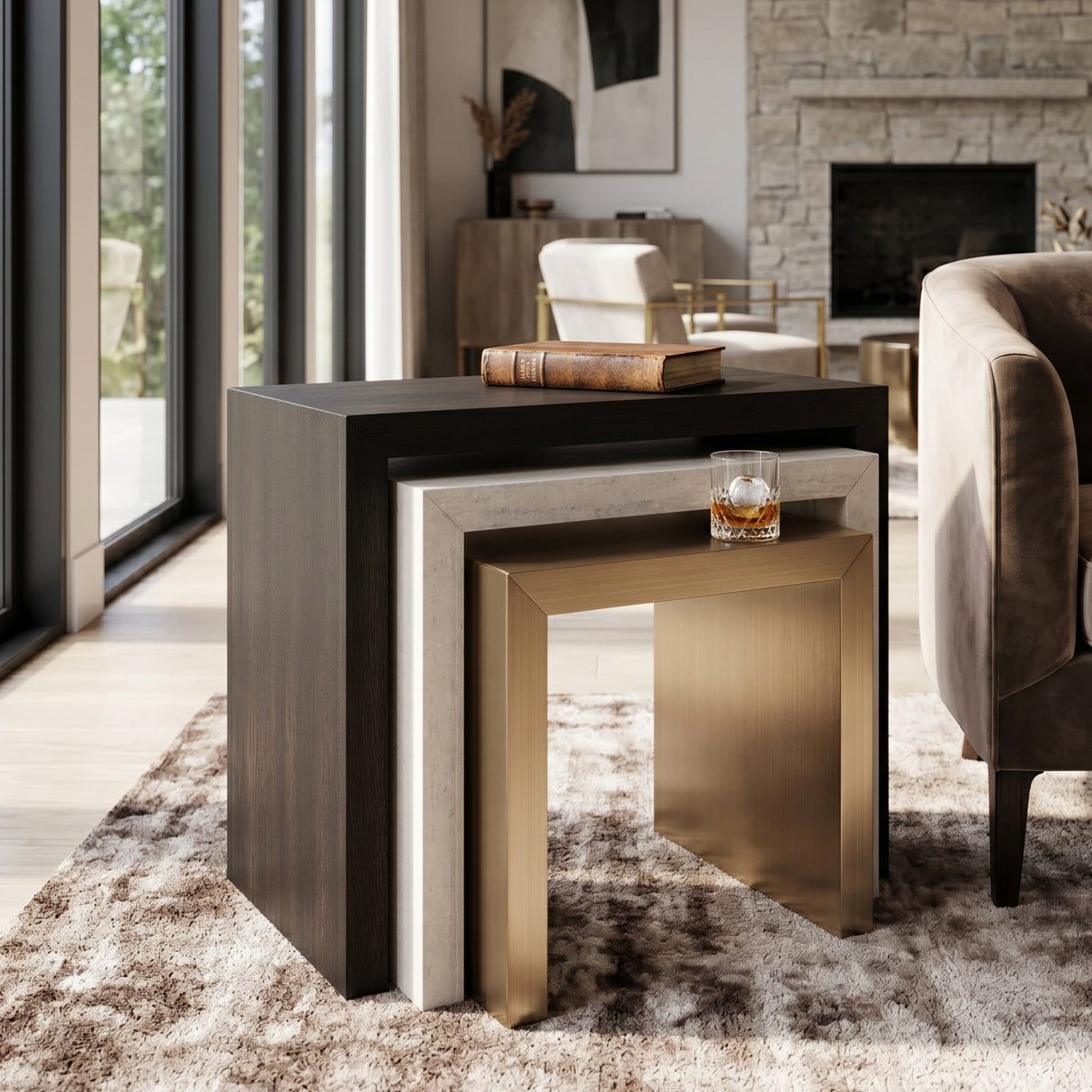 Minimalist Rectangular Side Table | Oroa.com