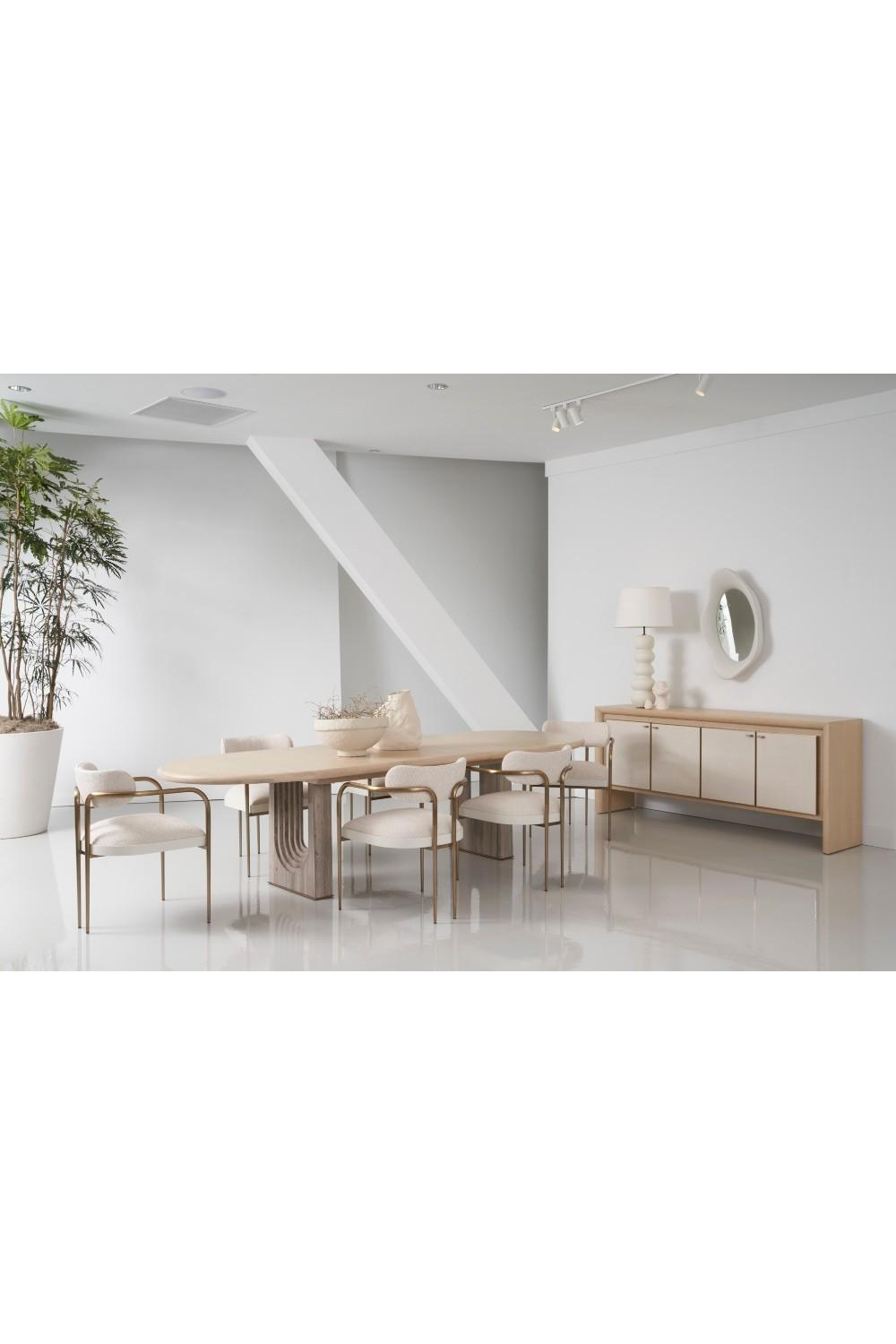Oval Oak Dining Table | Caracole Emphasis