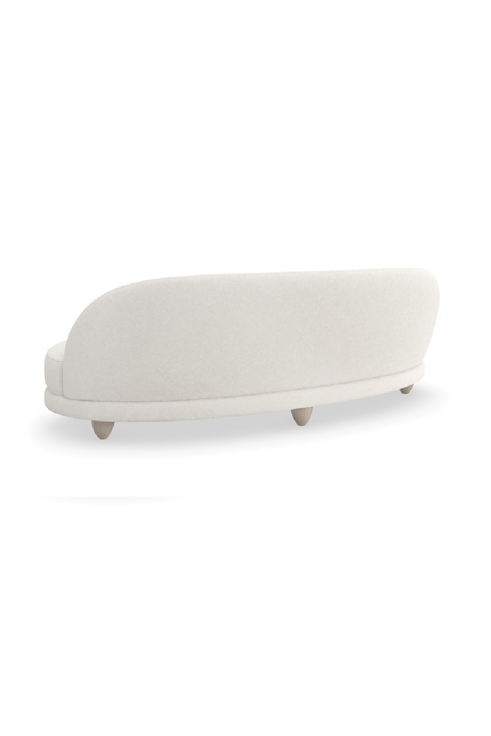 Bouclé Serpentine Sofa | Caracole Tulum | Oroa.com