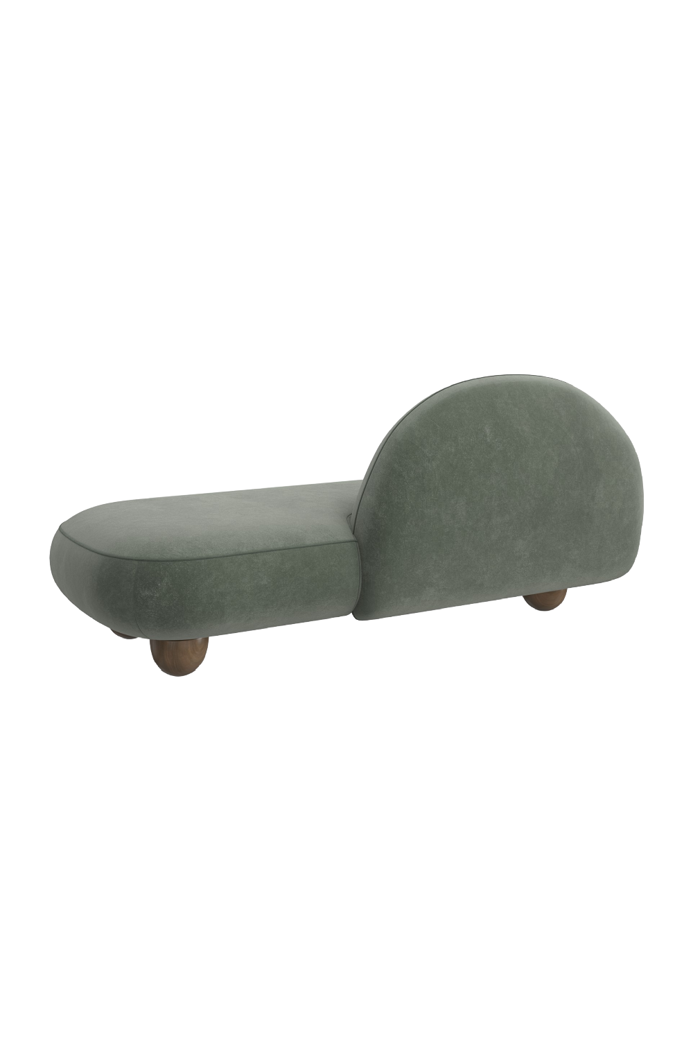 Green Velvet Chaise Lounge | Caracole Cypress | Oroa.com