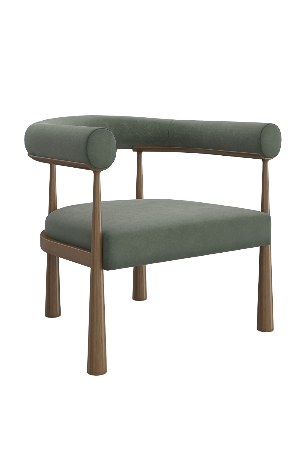 Curved Club Dining Chair | Caracole Bali | Oroa.com