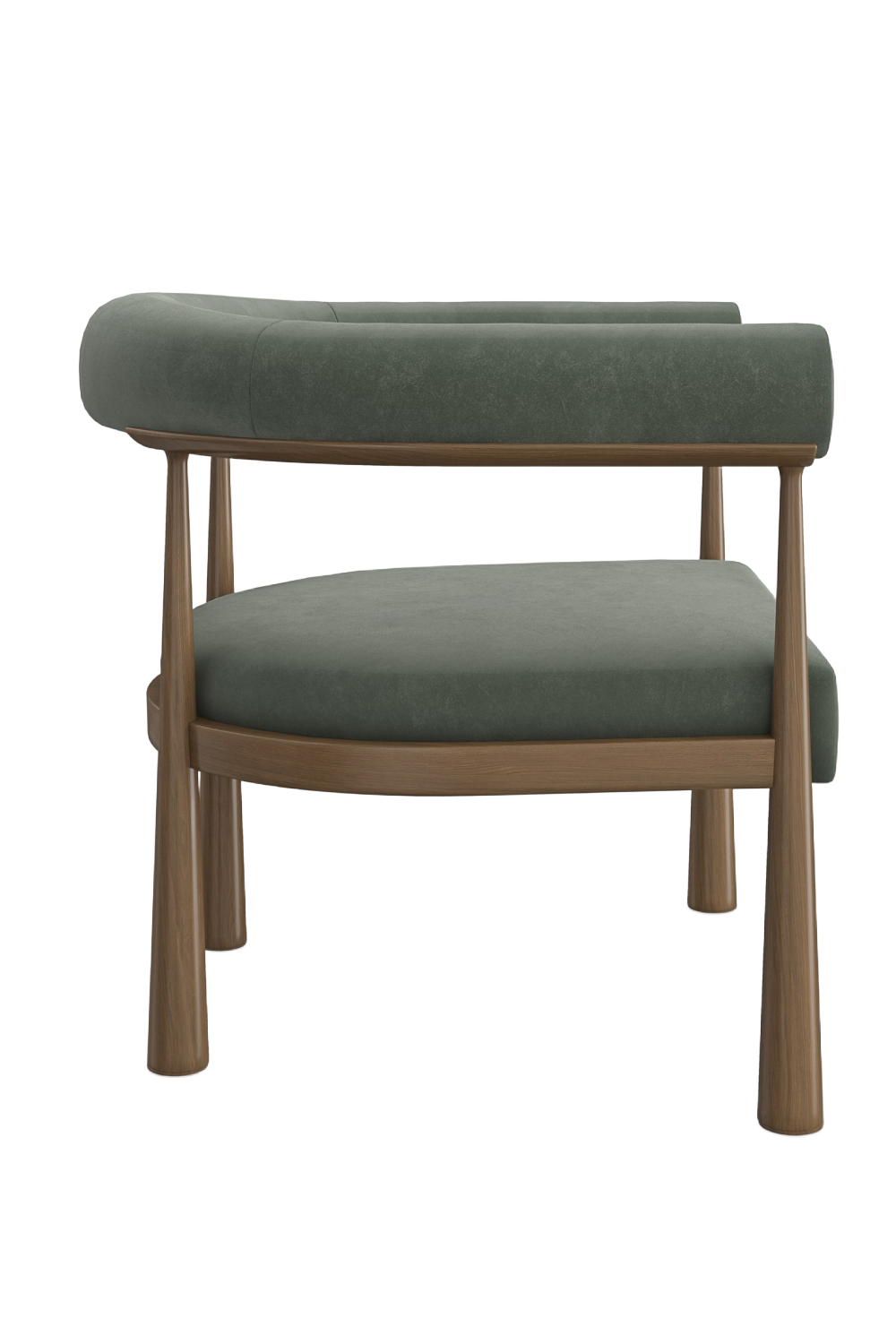 Curved Club Dining Chair | Caracole Bali | Oroa.com