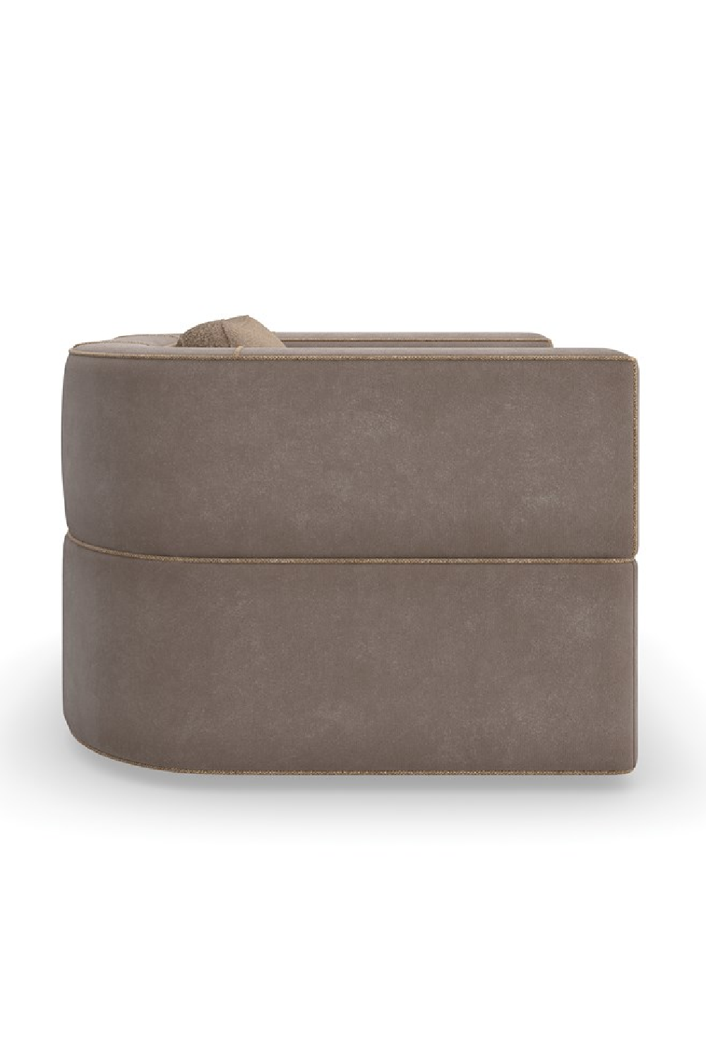 Warm Gray Lounge Chair | Oroa.com