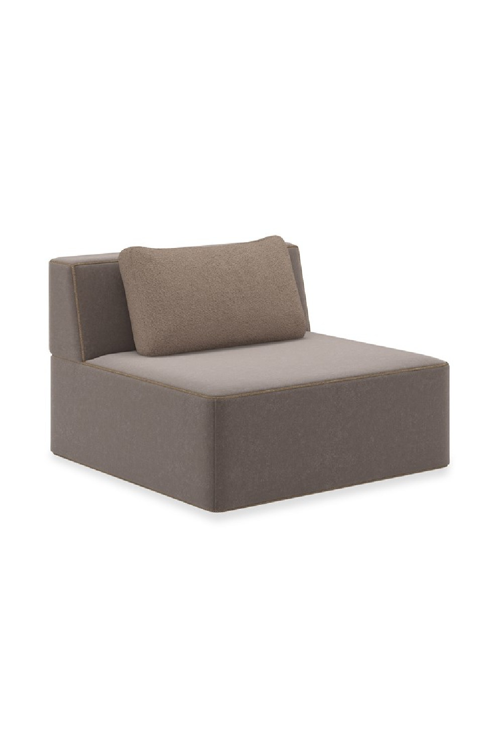 Brown Welted Sectional Sofa | Caracole Marbella | Oroa.com