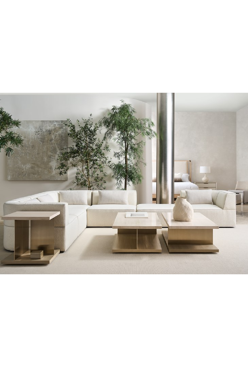 Stone Top Coffee Table | Caracole Cape Verde | Oroa.com