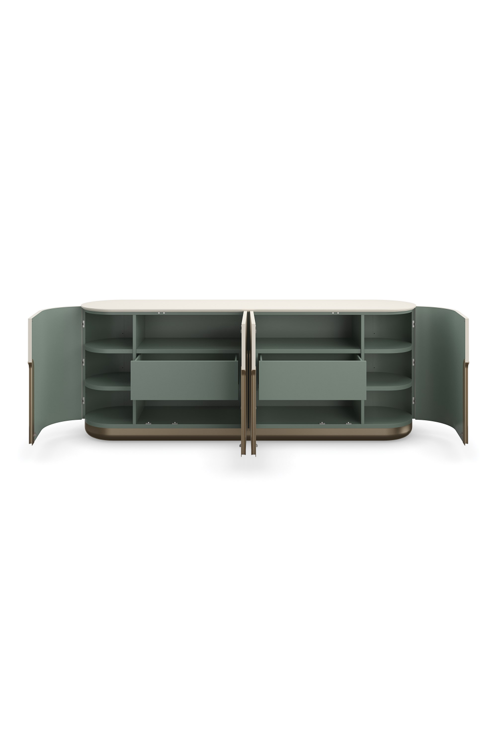 Bronze Hardware 4-Door Sideboard | Caracole Tangier | Oroa.com