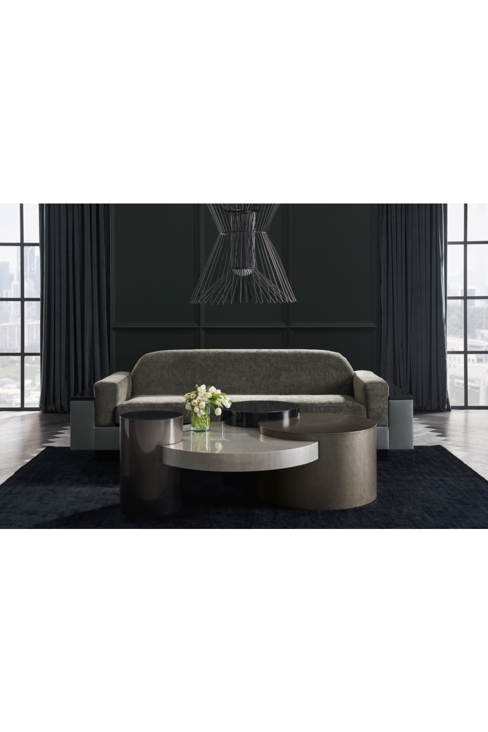 Geometrical Modern Cocktail Table | Caracole Constellation | Oroa.com