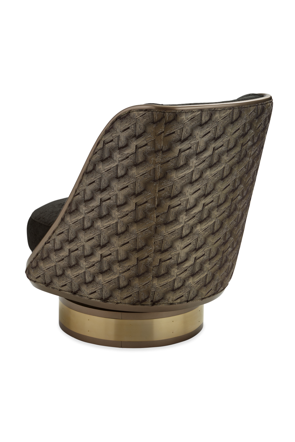 Velvet Back Swivel Chair | Caracole Go For A Spin | Oroa.com