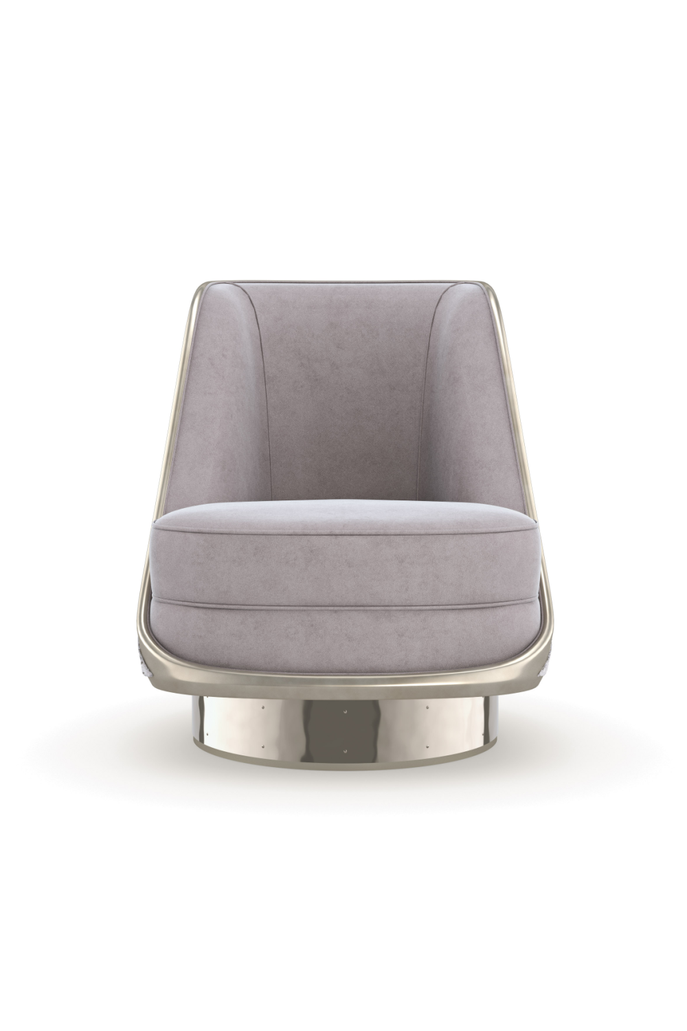 Velvet Back Swivel Chair | Caracole Go For A Spin | Oroa.com