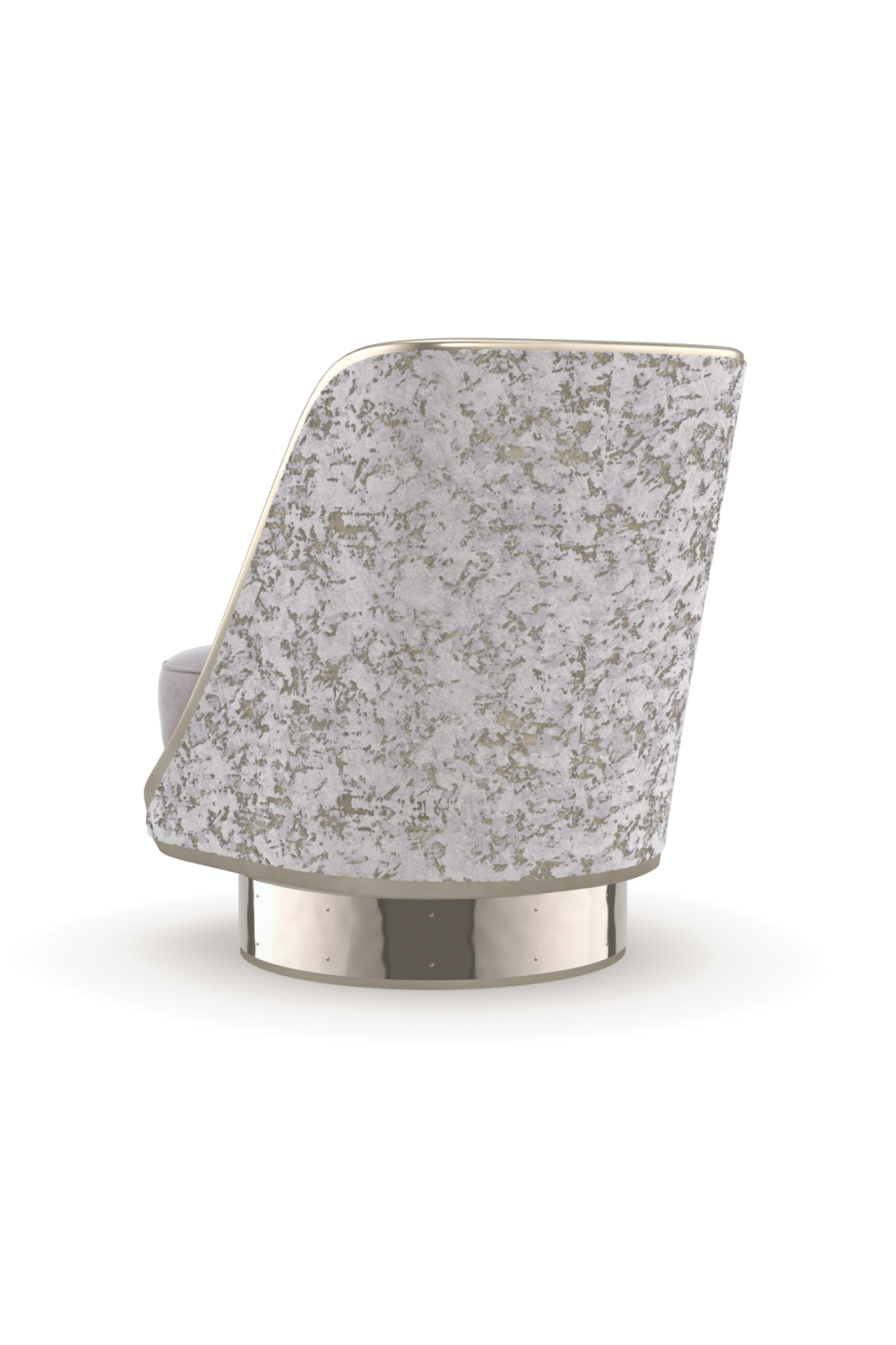 Velvet Back Swivel Chair | Caracole Go For A Spin | Oroa.com