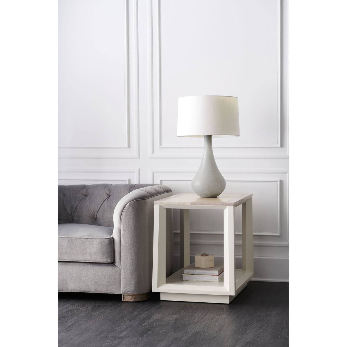 Gray Tufted Sofa | Oroa.com