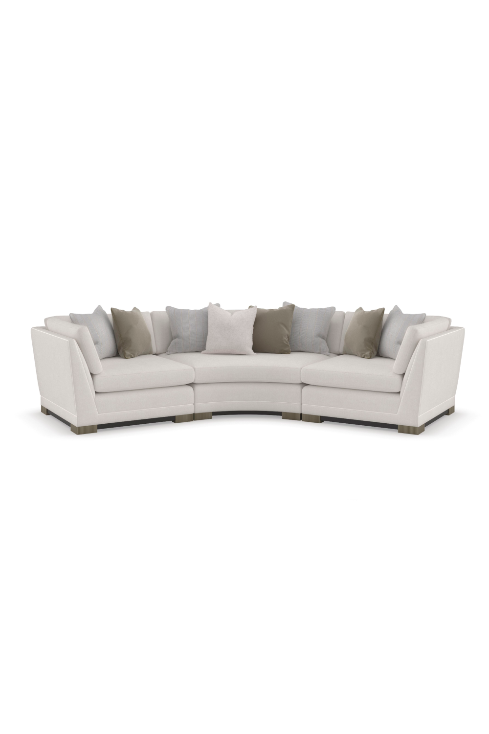 Modern Chenille Modular Sofa | Caracole Deep Retreat | Oroa.com