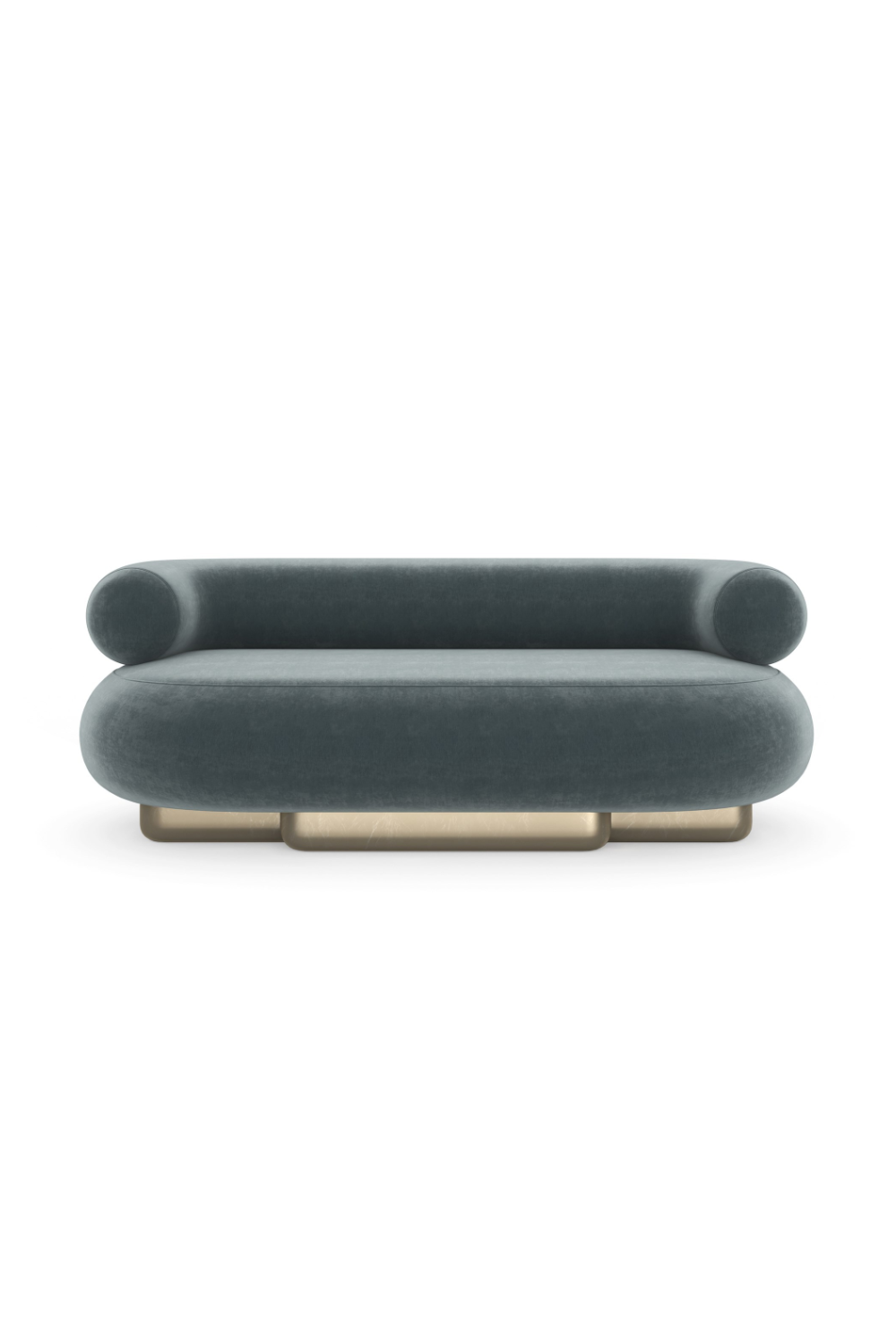 Bean-Shaped Velvet Sofa | Caracole Lagoon | Oroa.com