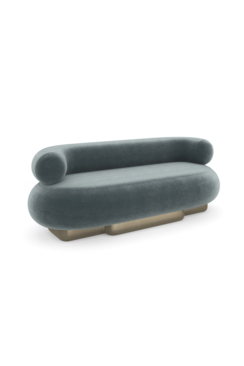 Bean-Shaped Velvet Sofa | Caracole Lagoon | Oroa.com
