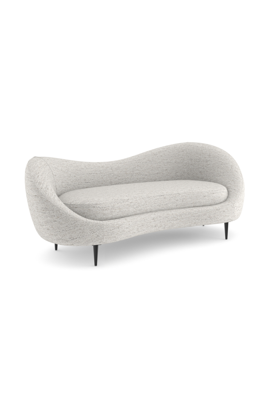 Bean-Shaped Chenille Sofa | Caracole Formosa | Oroa.com