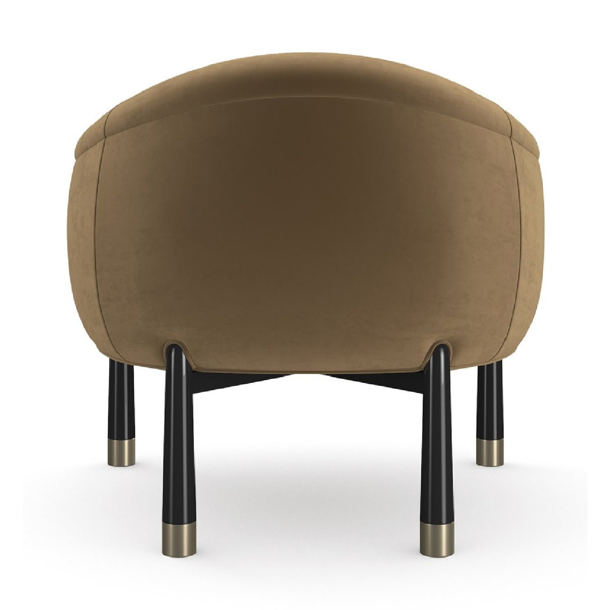 Velvet Curved Accent Chair | Oroa.com