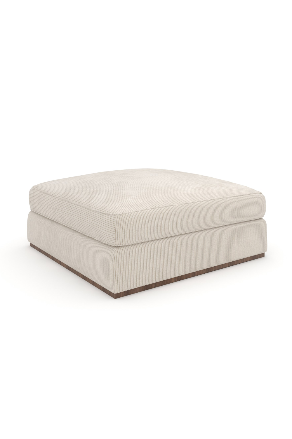 Upholstered Square Ottoman | Caracole Bello | Oroa.com
