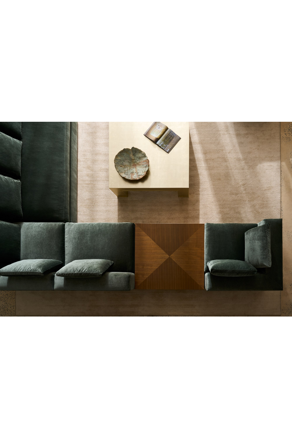 Black Upholstered Modular Sofa | Caracole Bello | Oroa.com