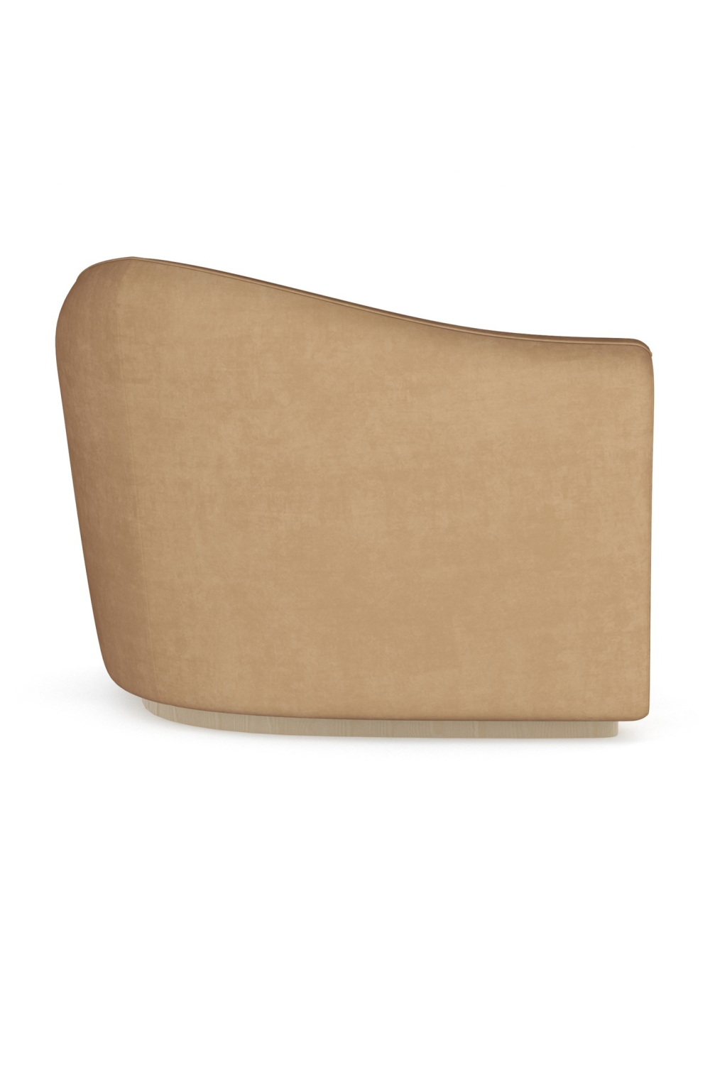 Brown Velvet Wedge Sofa | Caracole Kalahari | Oroa.com