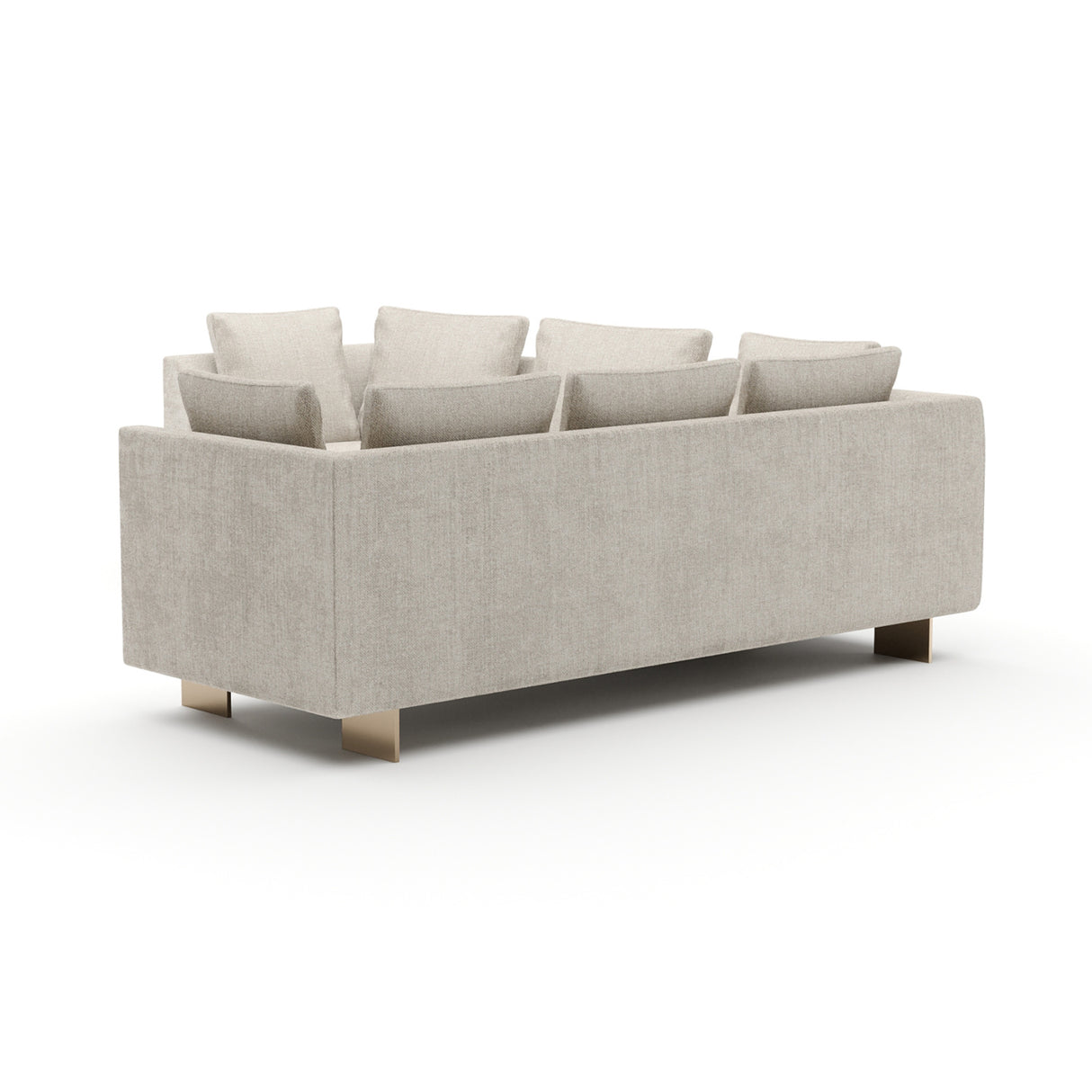 White Chenille Sectional Sofa S | Oroa.com