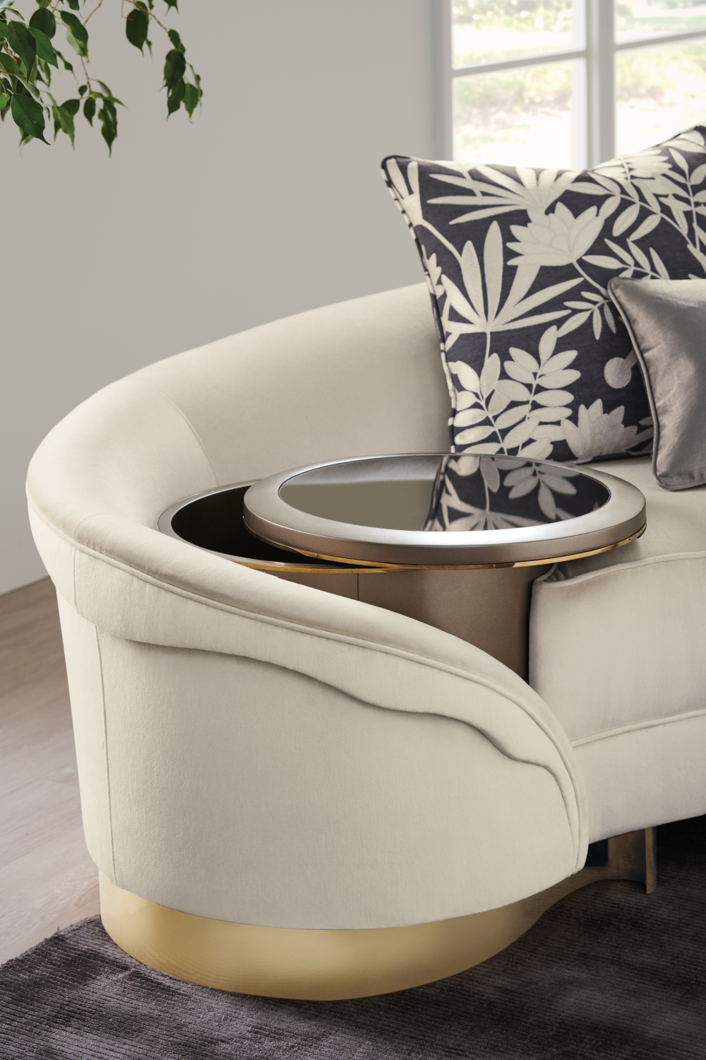 Curved Modern Sectional Sofa | Caracole Grand Opening | Oroa.com