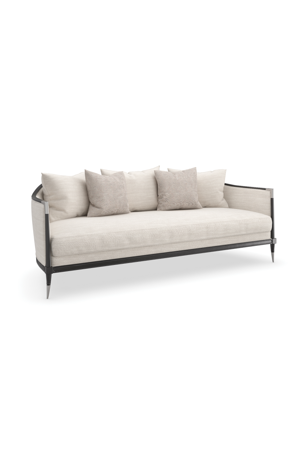 Ivory Linen Sofa | Caracole Splash Of Flash