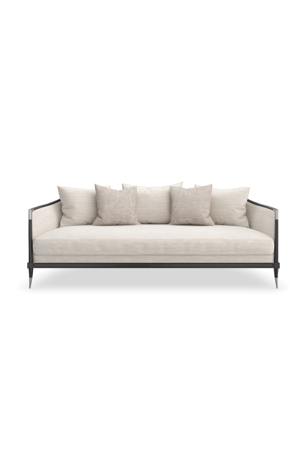 Ivory Linen Sofa | Caracole Splash Of Flash