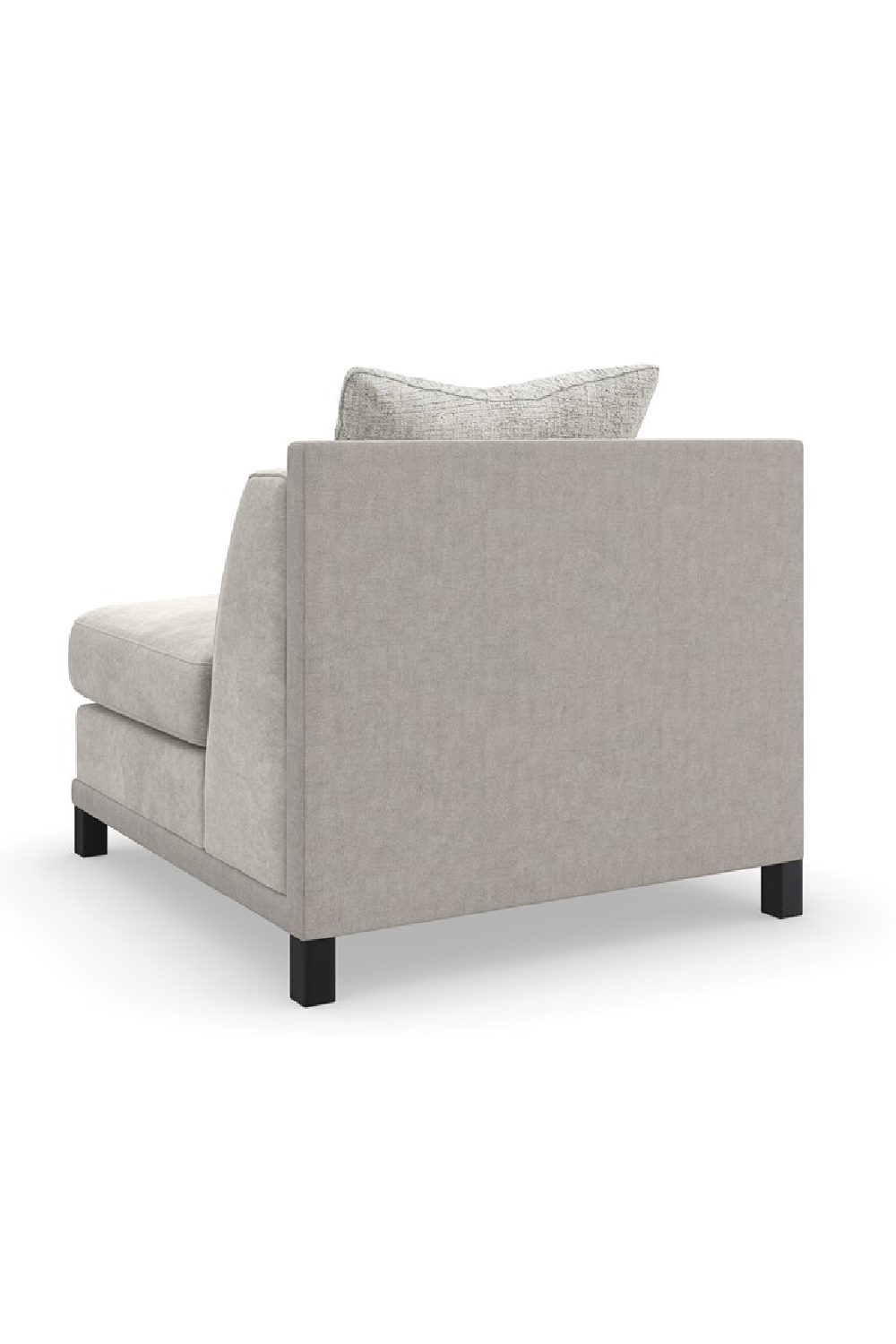 Light Gray Sectional Chair | Caracole Tuxedo | Oroa.com